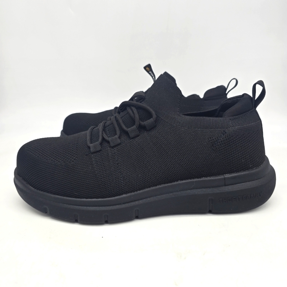 FitVille Shoe Men's 9.5 EW Composite Toe SR Sneakers V3 Black